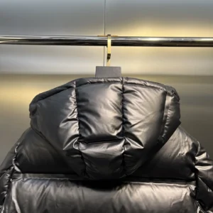 Replica Prada Down Jacket Black Hooded Puffer Reps - RepLuxe