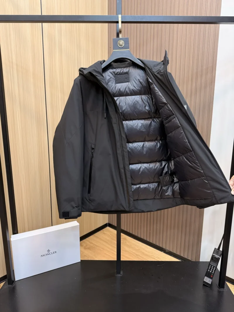 Replica Prada Down Jacket Black Hooded Style Reps - RepLuxe