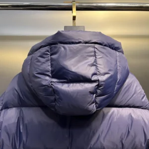 Replica Prada Down Jacket Hooded Blue Puffer Reps - RepLuxe