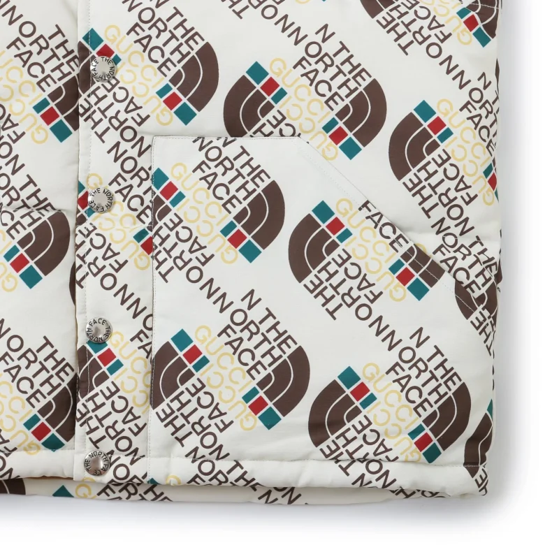 Replica THE NORTH FACE x GUCCI Down Vest White Reps - RepLuxe