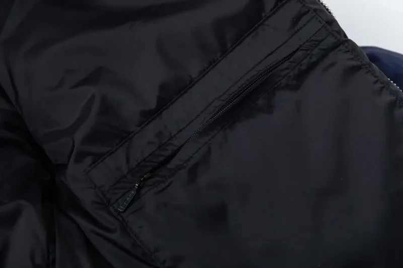 Replica Gucci Logo Jacquard Down Jacket Blue Reps - RepLuxe