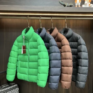 Replica Gucci 2025 Down Jacket Black Stand Collar Reps - RepLuxe