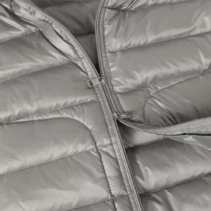 Replica Moncler Acorus Stand Collar Down Jacket Grey Reps - RepLuxe