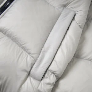 Replica Canada Goose Crofton G122 Light Grey Hooded Jacket Reps - RepLuxe