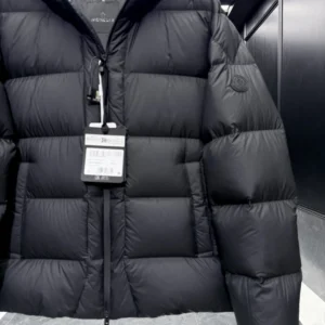 Replica Moncler Matt Black 558 Down Jacket Black Reps - RepLuxe