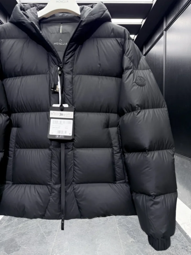 Replica Moncler Matt Black 558 Down Jacket Black Reps - RepLuxe
