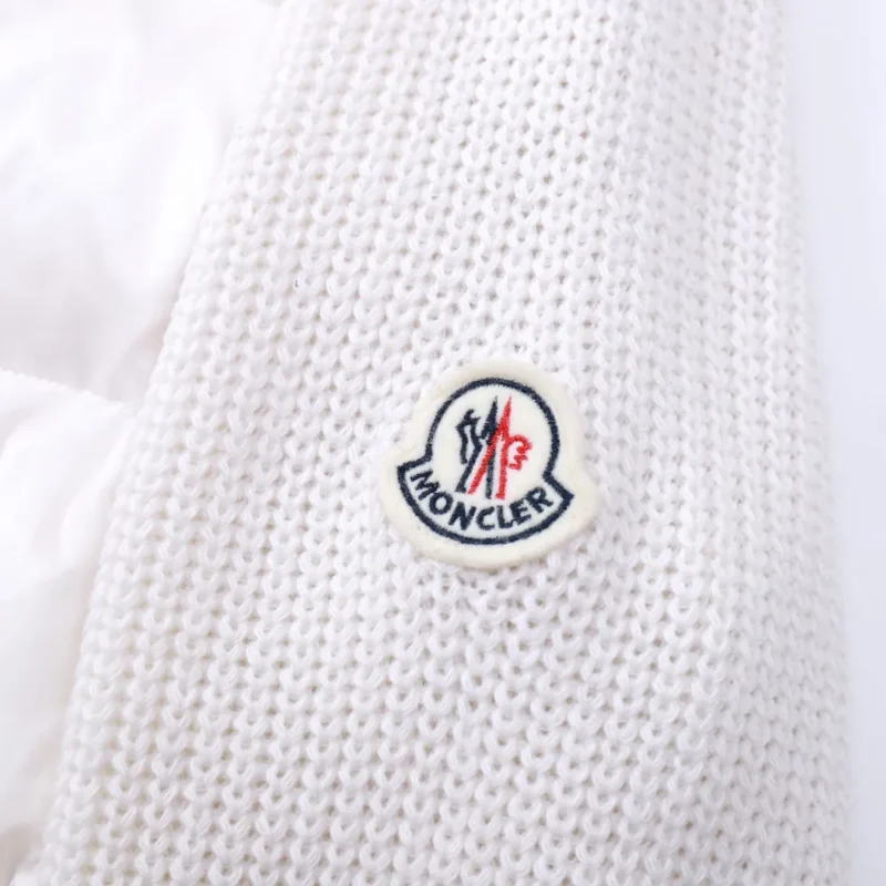 Replica Moncler M30 Knit Down Jacket White Reps - RepLuxe