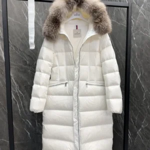 Replica Moncler Boedic Down Jacket White Fur Trim Reps - RepLuxe