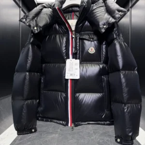 Replica Moncler Montbeliard Down Jacket Black Short Reps - RepLuxe