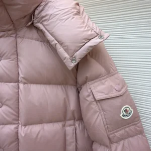 Replica Moncler Maya Down Jacket Pink Matte Style Reps - RepLuxe