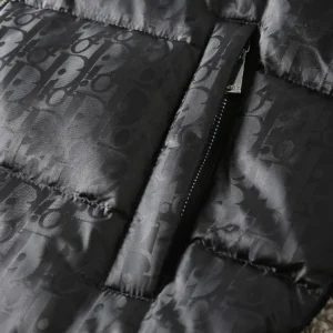 Replica Dior Knit Down Jacket Black Quilted Reps - RepLuxe