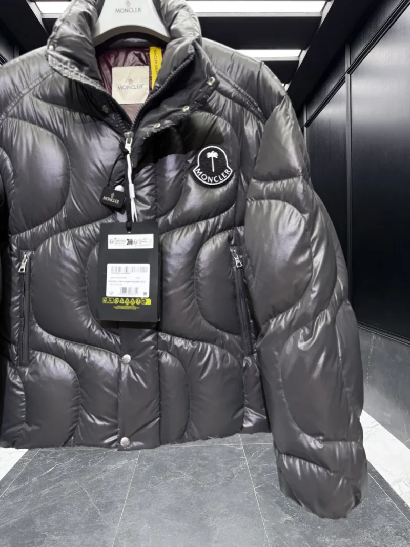 Replica Moncler Palm Angels Haunani Puffer Jacket Black Reps - RepLuxe