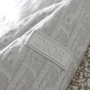 Replica Dior Knit Down Jacket White Unisex Reps - RepLuxe