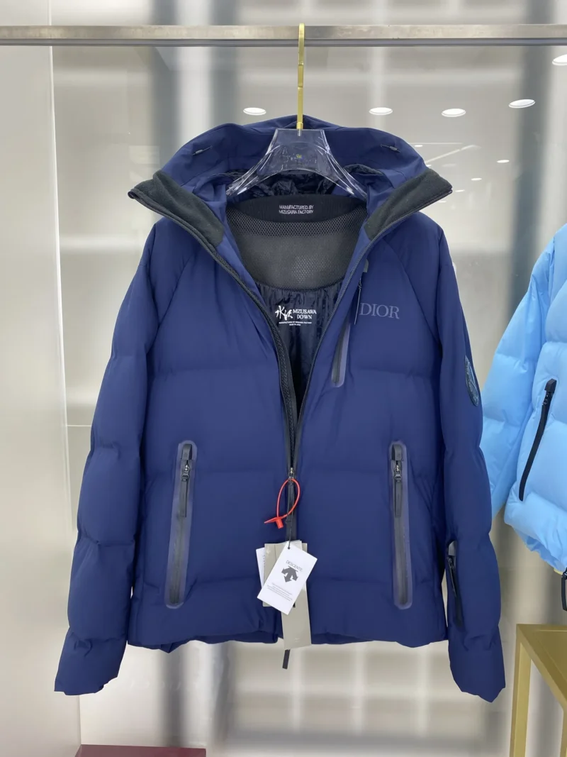 Replica Dior Descente Ski Jacket Navy Blue Reps - RepLuxe