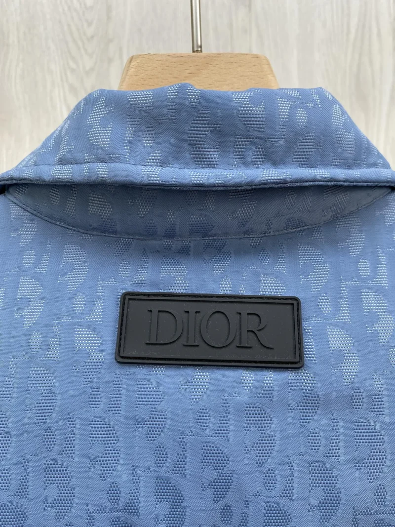 Replica Dior CD Classic Down Jacket Blue Quilted Reps - RepLuxe