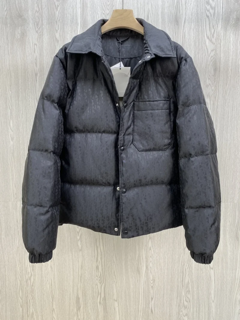 Replica Dior CD Classic Down Jacket Black Quilted Reps - RepLuxe