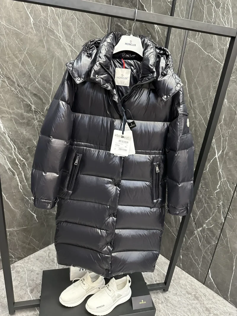 Replica Moncler Cavettaz Long Down Jacket Black Reps - RepLuxe