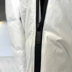 Replica Dior Glacier Down Jacket White Hooded Reps - RepLuxe