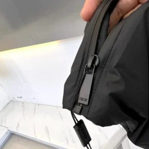 Replica Dior Glacier Down Jacket Black Hooded Reps - RepLuxe