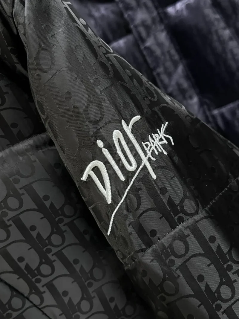 Replica Dior Winter Down Jacket Black Monogram Reps - RepLuxe