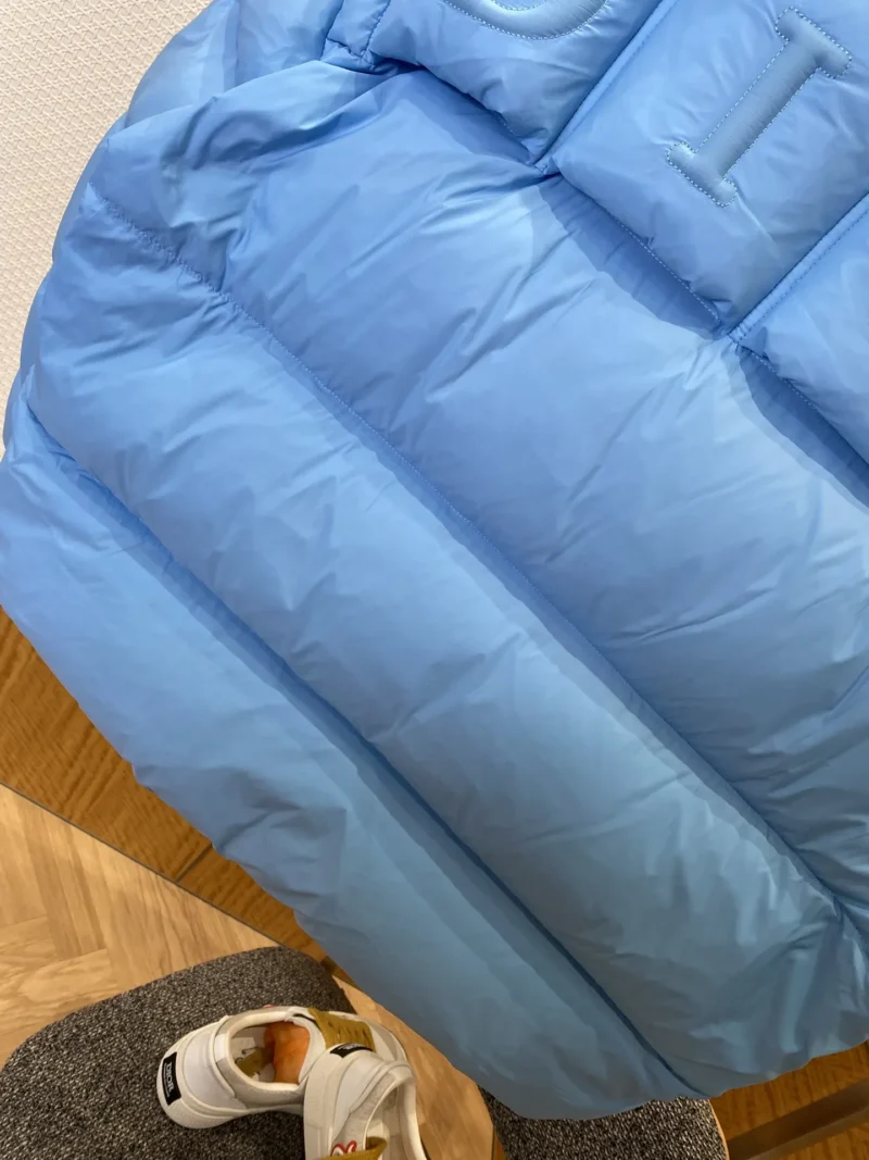 Replica Dior Stand Collar Down Jacket Blue Relaxed Reps - RepLuxe
