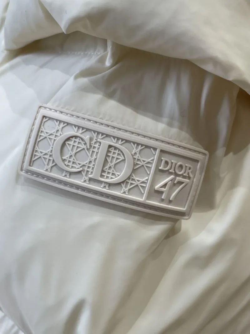 Replica Dior Down Jacket White Quilted Reps - RepLuxe
