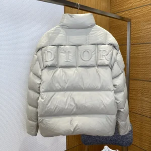 Replica Dior Down Jacket Beige Quilted Reps - RepLuxe