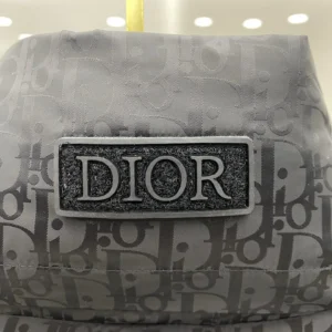 Replica Dior Oblique Down Jacket Black Stand Collar Reps - RepLuxe