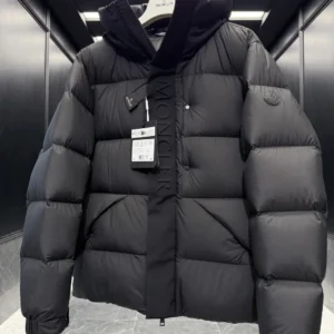 Replica Moncler Madeira Down Jacket Black Short Reps - RepLuxe