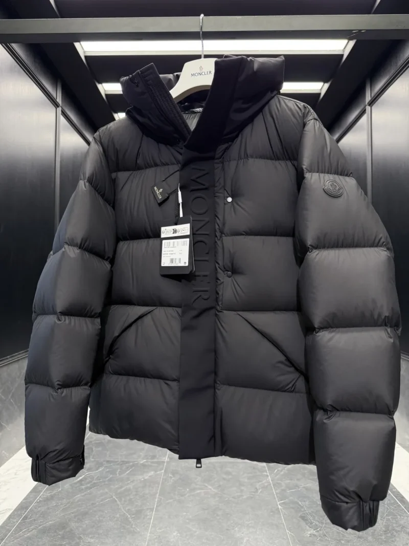 Replica Moncler Madeira Down Jacket Black Short Reps - RepLuxe