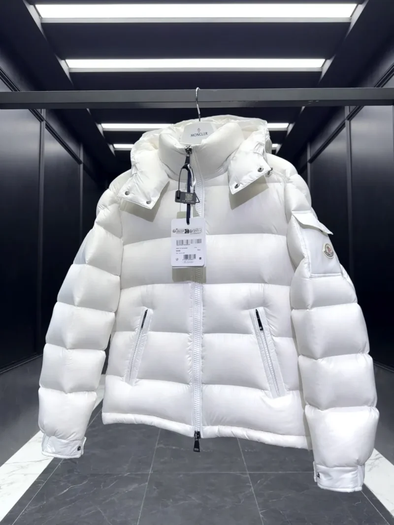Replica Moncler Maire Down Jacket White Short Reps - RepLuxe