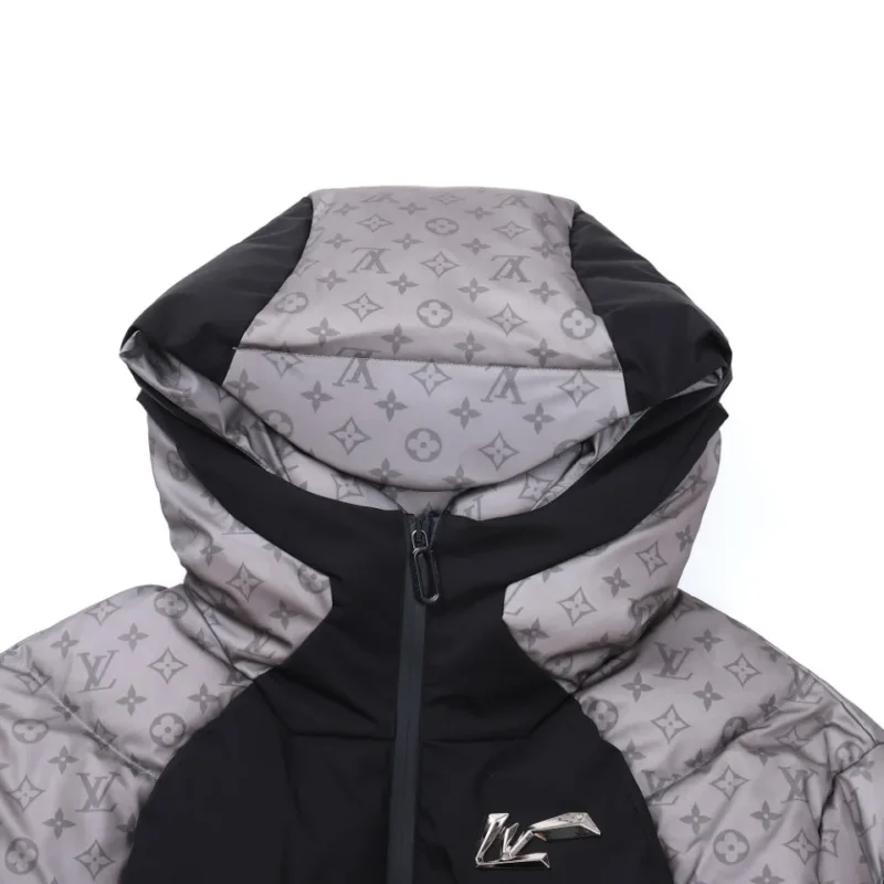 Replica Louis Vuitton 2054 Down Jacket Black Monogram Reps - RepLuxe