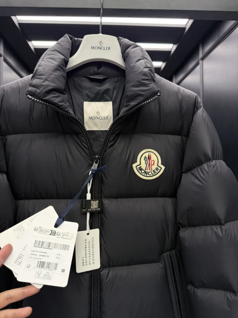 Replica Moncler Citala Down Jacket Black Short Reps - RepLuxe
