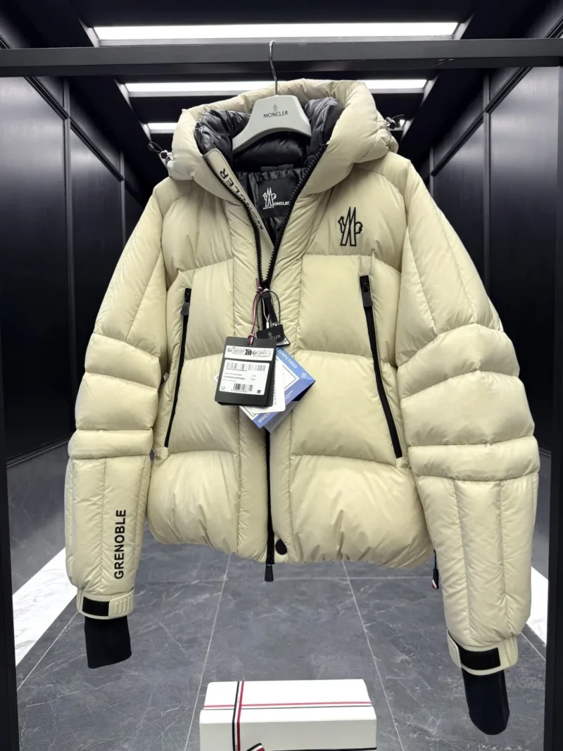 Replica Moncler Grenoble Cherferie Down Jacket Ivory Casual Reps - RepLuxe