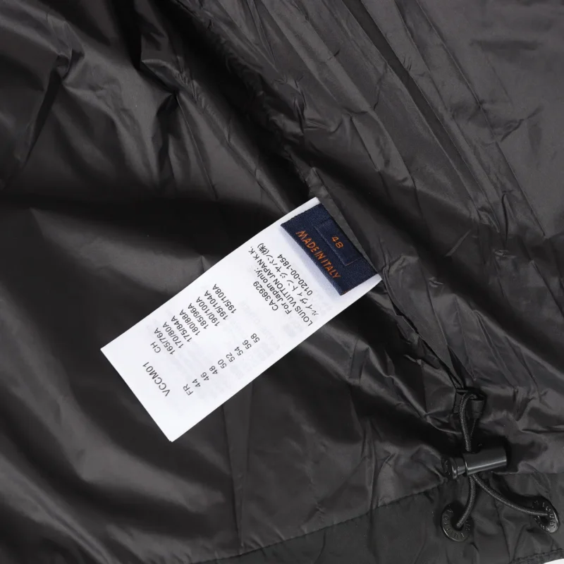 Replica Louis Vuitton Down Jacket Black Monogram Reps - RepLuxe