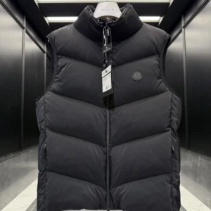 Replica Moncler Guersac Quilted Vest Black Men Reps - RepLuxe