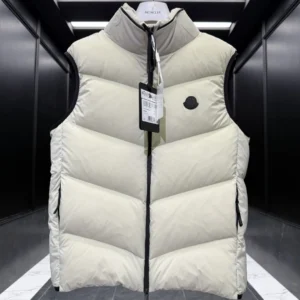 Replica Moncler Guersac Down Vest Cream Quilted Reps - RepLuxe