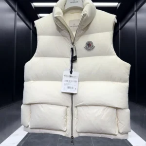 Replica Moncler Christopher Raxxy Vest Cream Quilted Reps - RepLuxe