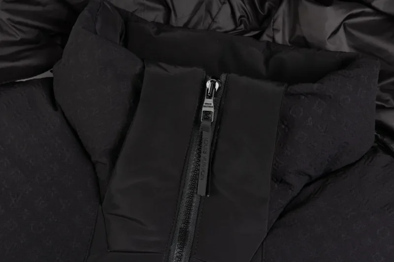Replica LOUIS VUITTON Down Jacket Black Oversize Reps - RepLuxe