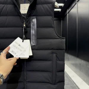 Replica Moncler Giaf Down Vest Black Matte Style Reps - RepLuxe