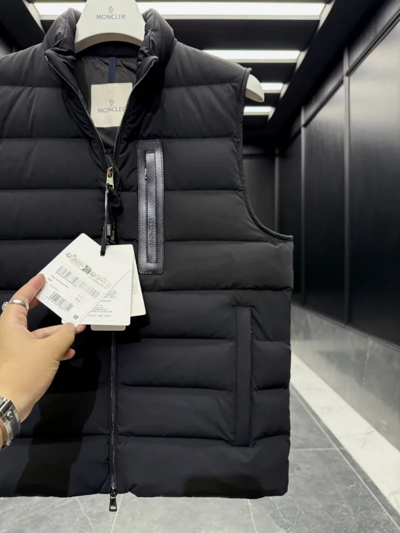 Replica Moncler Giaf Down Vest Black Matte Style Reps - RepLuxe