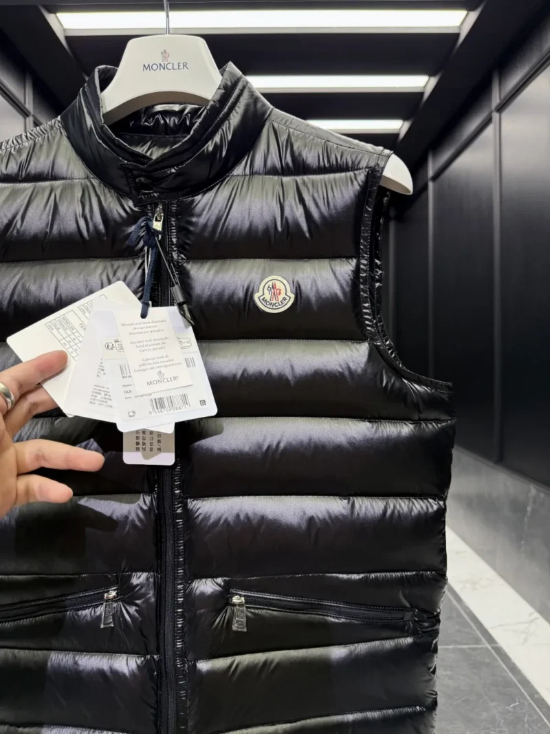 Replica Moncler Gui Vest Black Lightweight Design Reps - RepLuxe