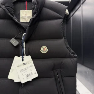 Replica Moncler Tibb Vest Black Matte Finish Reps - RepLuxe