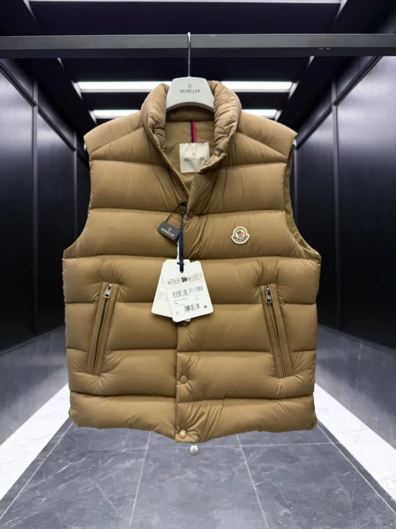 Replica Moncler Tibb Vest Khaki Quilted Style Reps - RepLuxe