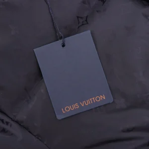 Replica Louis Vuitton Monogram Puffer Jacket Black Reps - RepLuxe