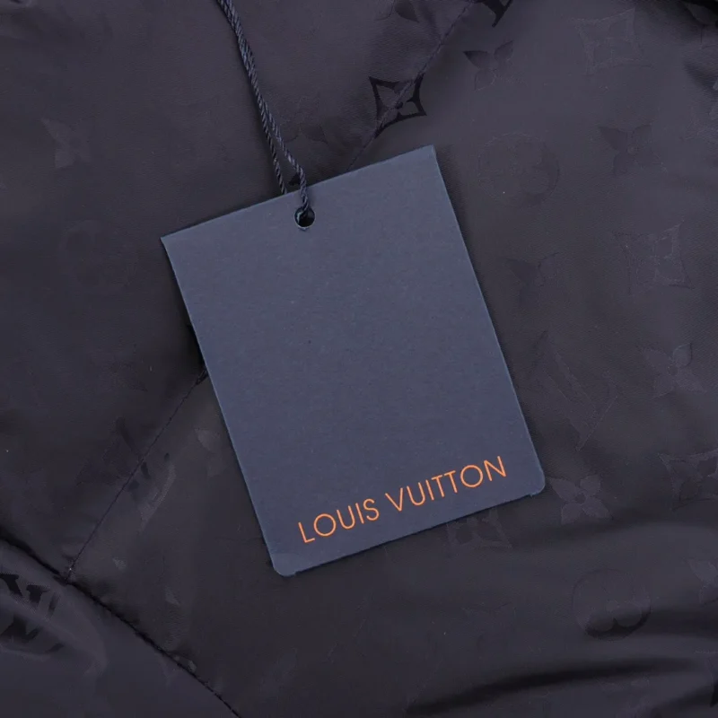Replica Louis Vuitton Monogram Puffer Jacket Black Reps - RepLuxe