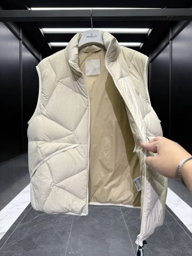 Replica Moncler Vendavel Quilted Vest Beige Men Reps - RepLuxe
