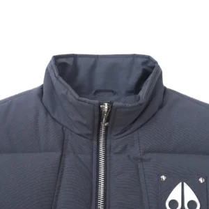 Replica Moose Knuckles Vest Grey Quilted Style Reps - RepLuxe