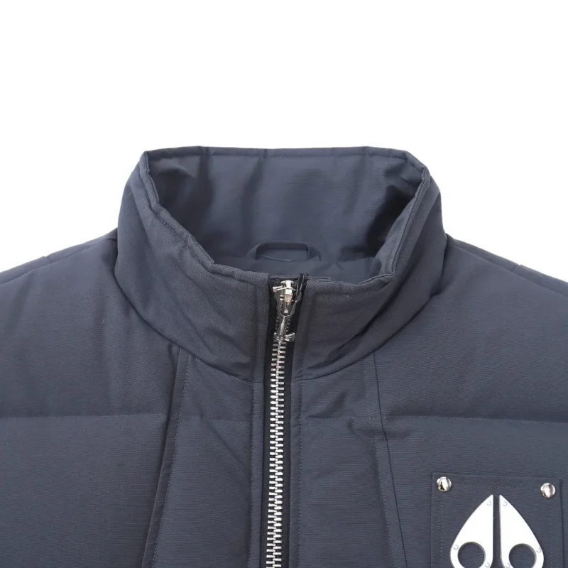 Replica Moose Knuckles Vest Grey Quilted Style Reps - RepLuxe