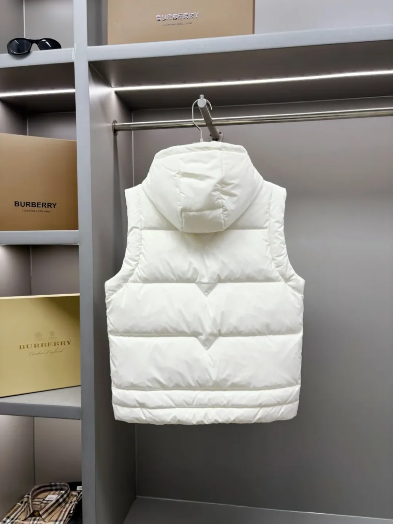 Replica Prada Hooded Down Vest White Quilted Reps - RepLuxe